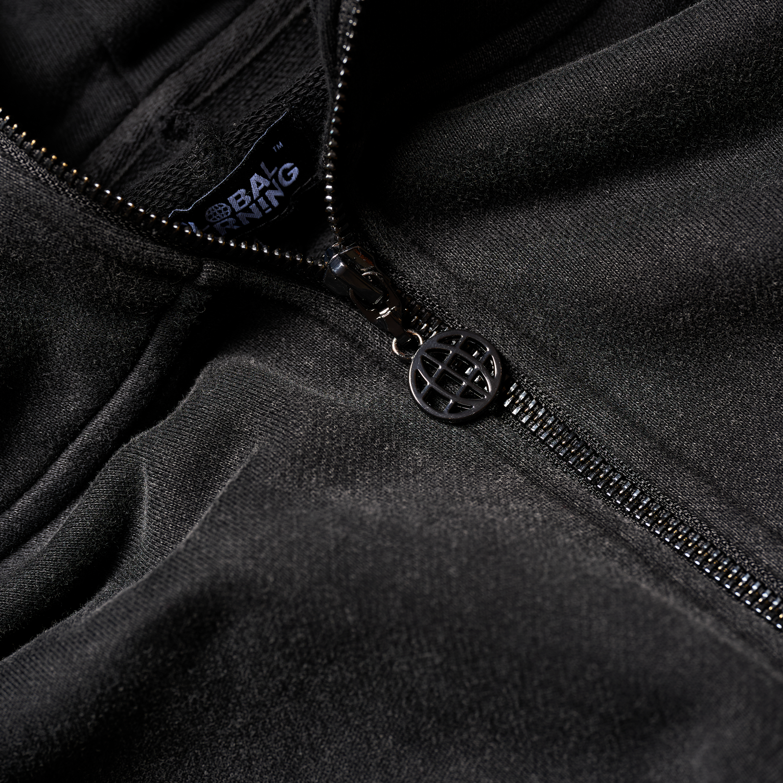 Unheard Voices Vol. I - Washed Balaclava Zip-Hoodie