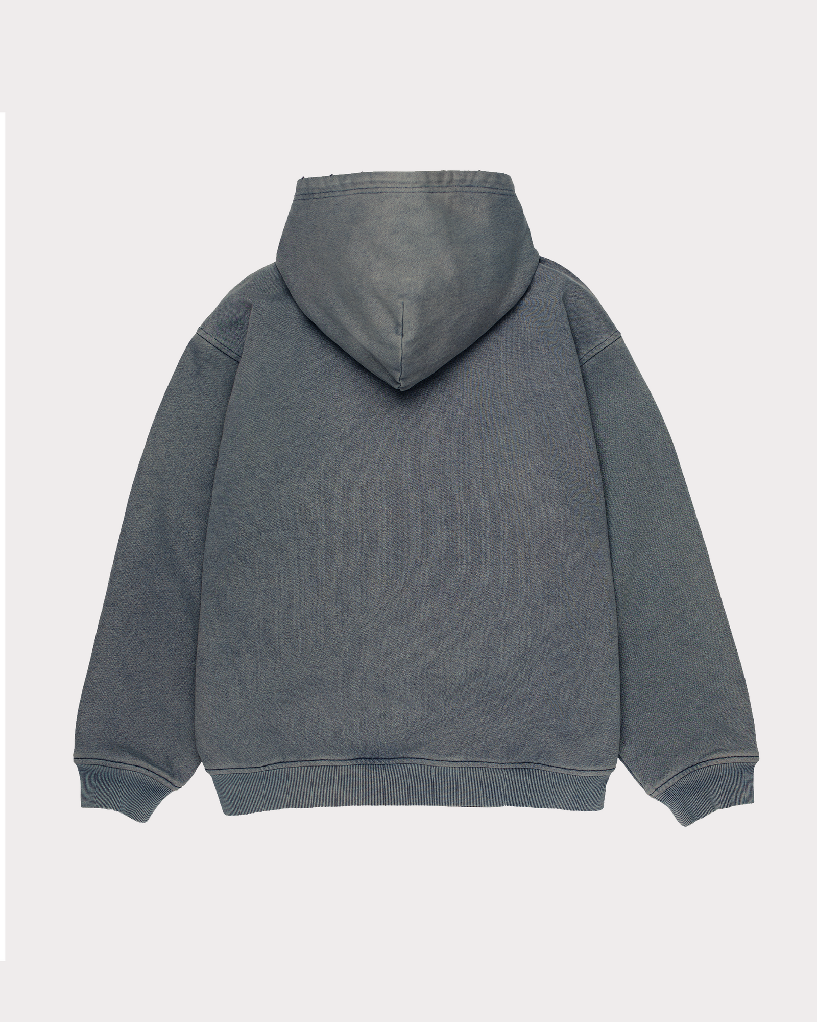 DESOCIALIZED DOUBLE LAYERED "COMMUNICATION EXPERTS" WASHED HOODIE