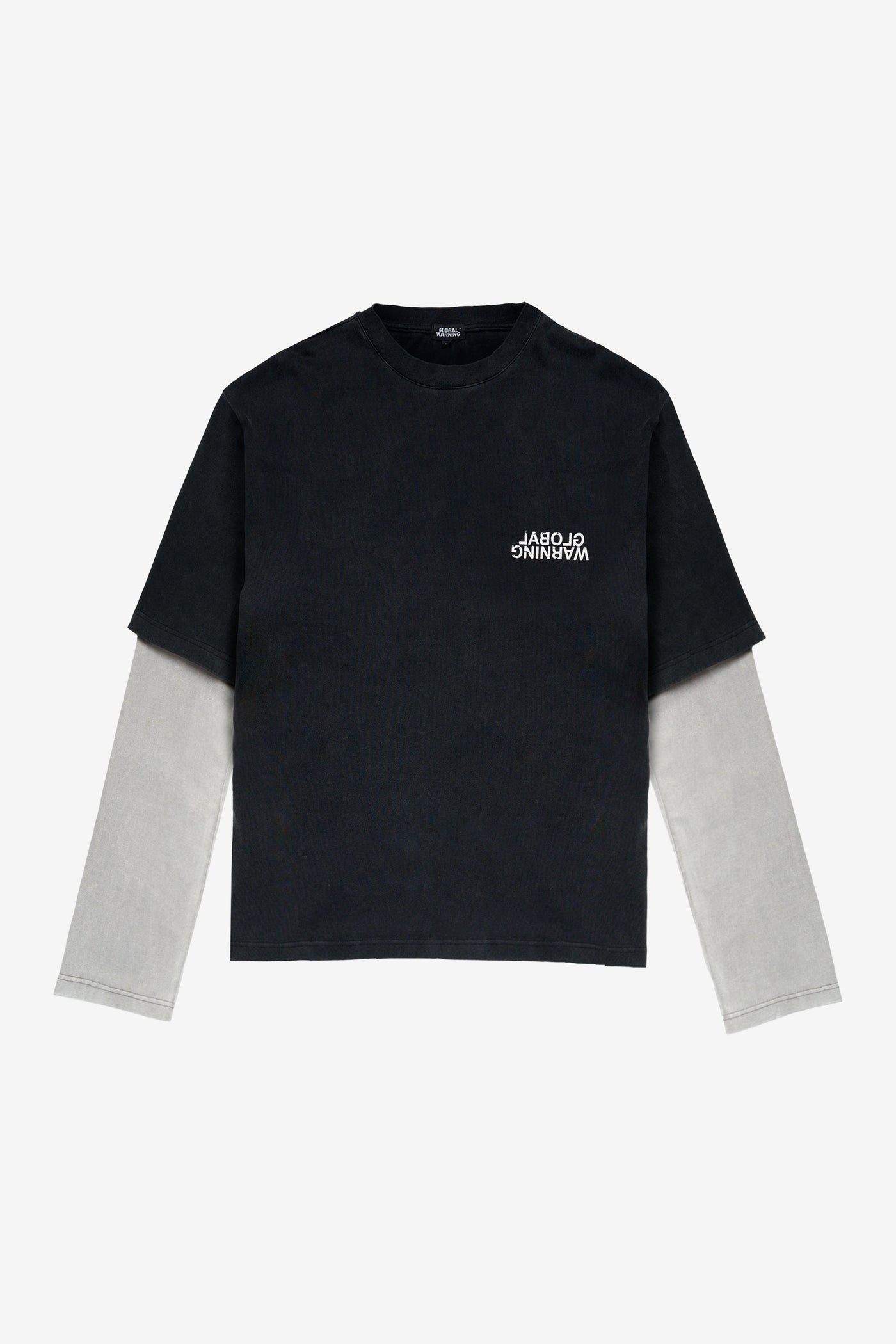 MIRRORED LOGO DOUBLE LONG SLEEVE