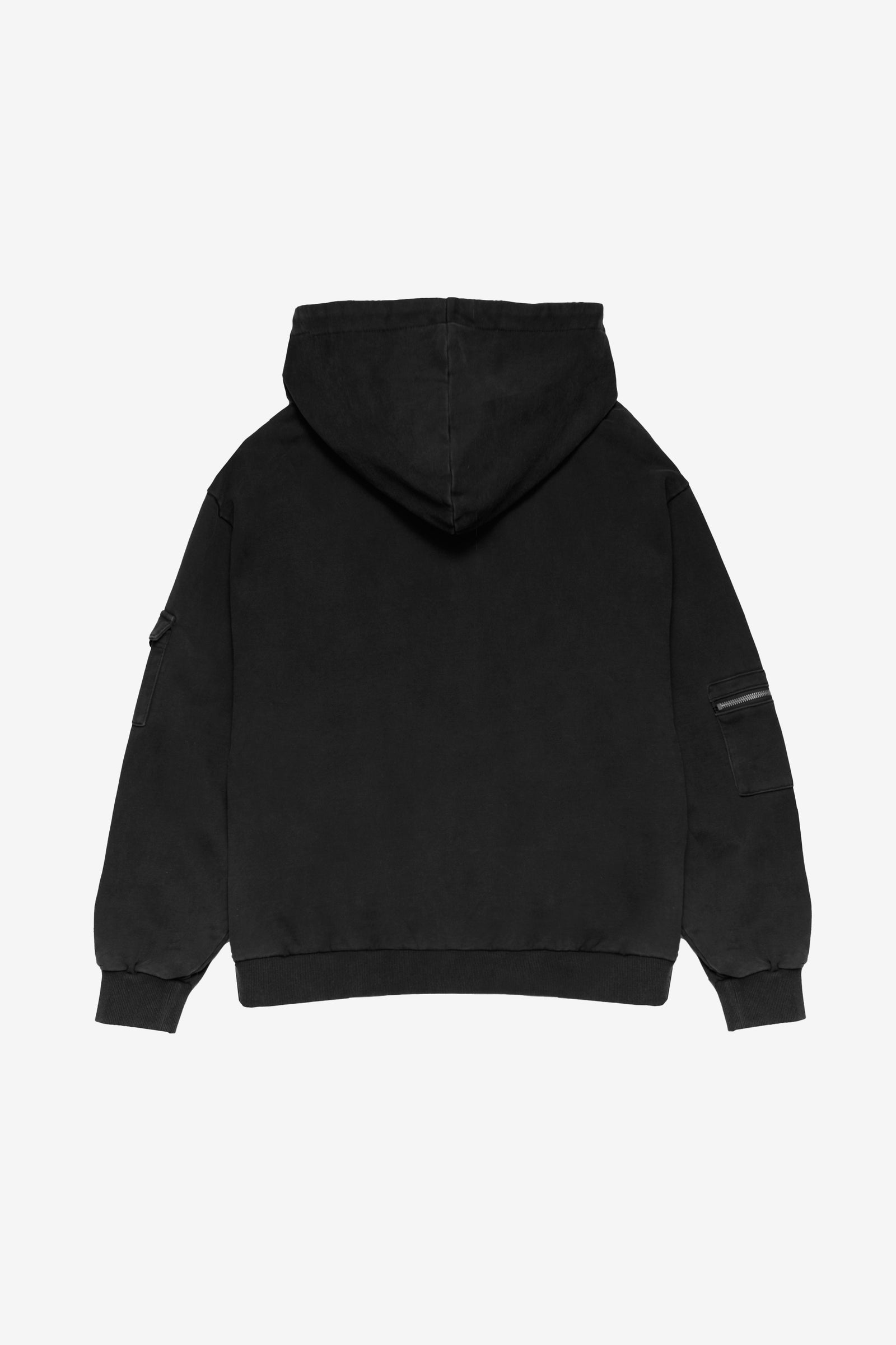 CARGO POCKET ZIP-HOODIE