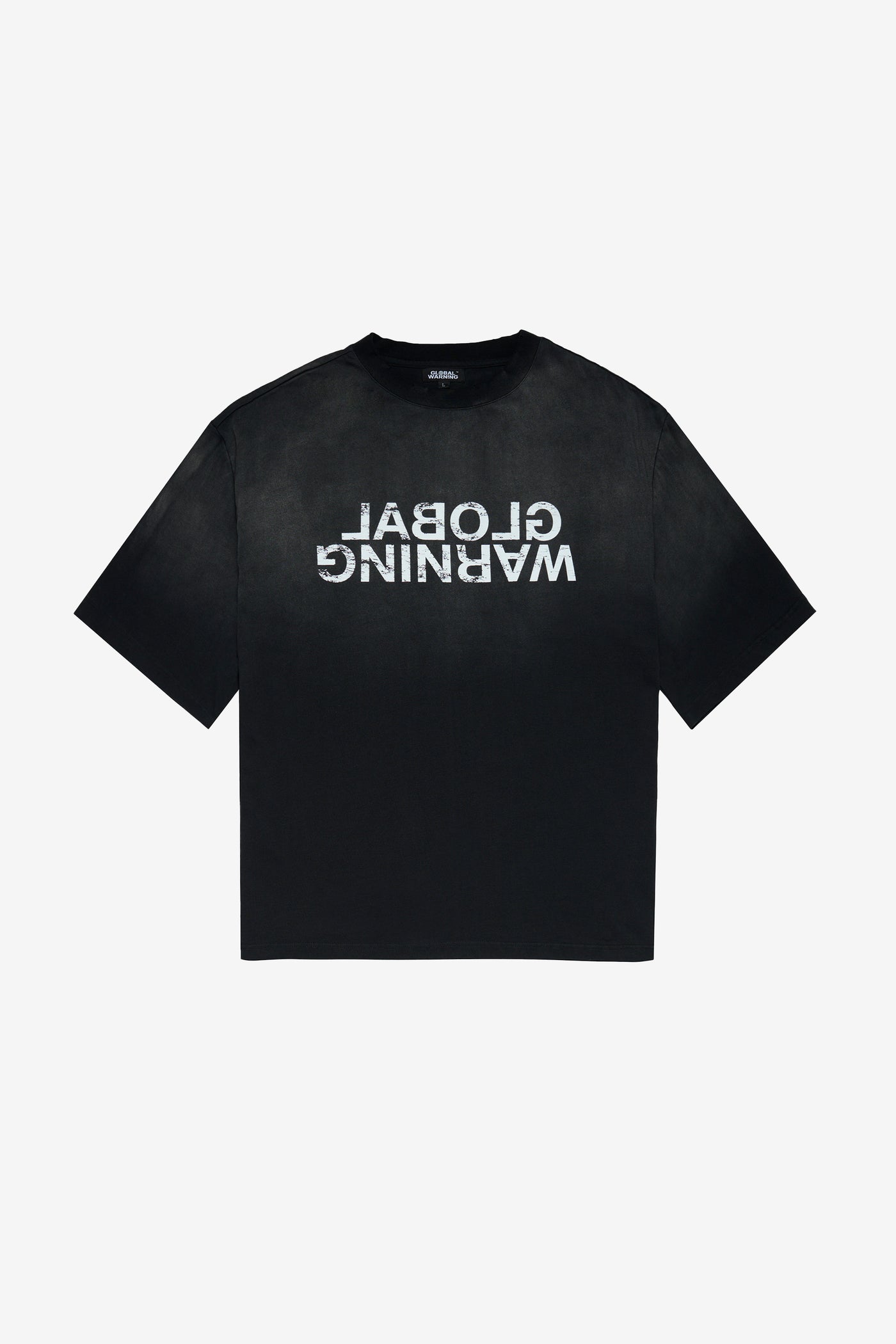 SUN FADED MIRRORED LOGO T-SHIRT