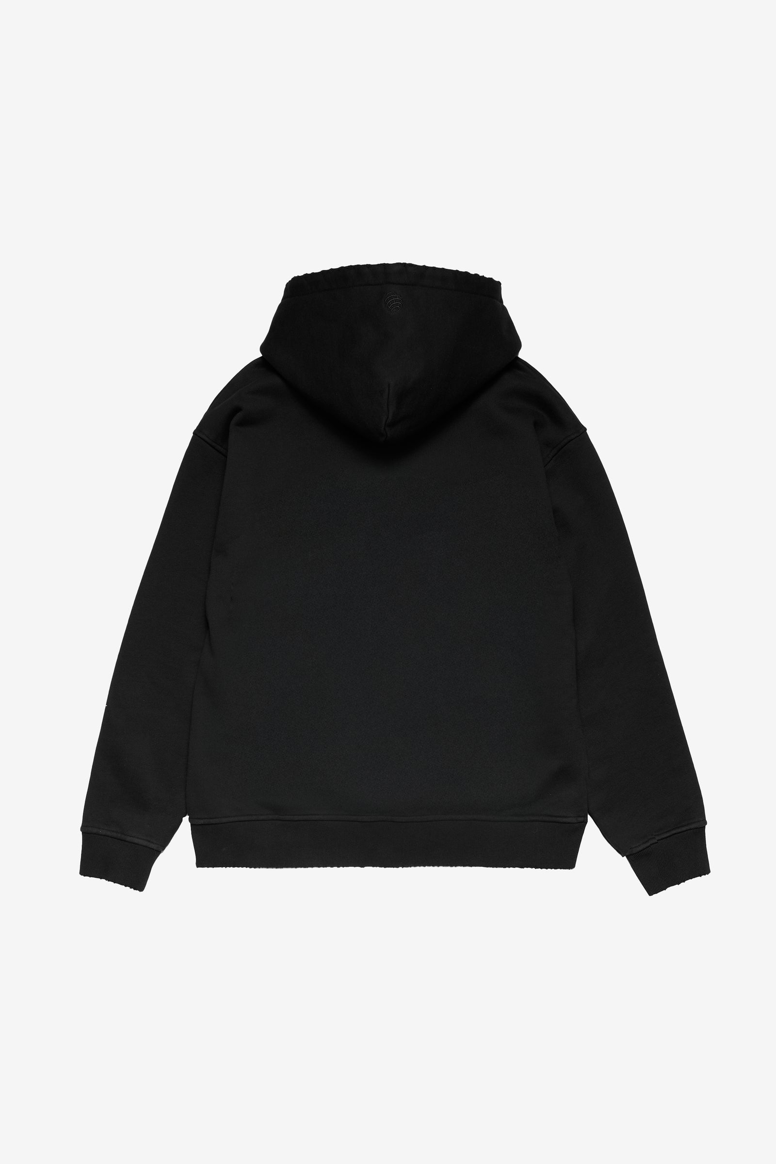 MADE ON EARTH DISTRESSED ZIP-HOODIE