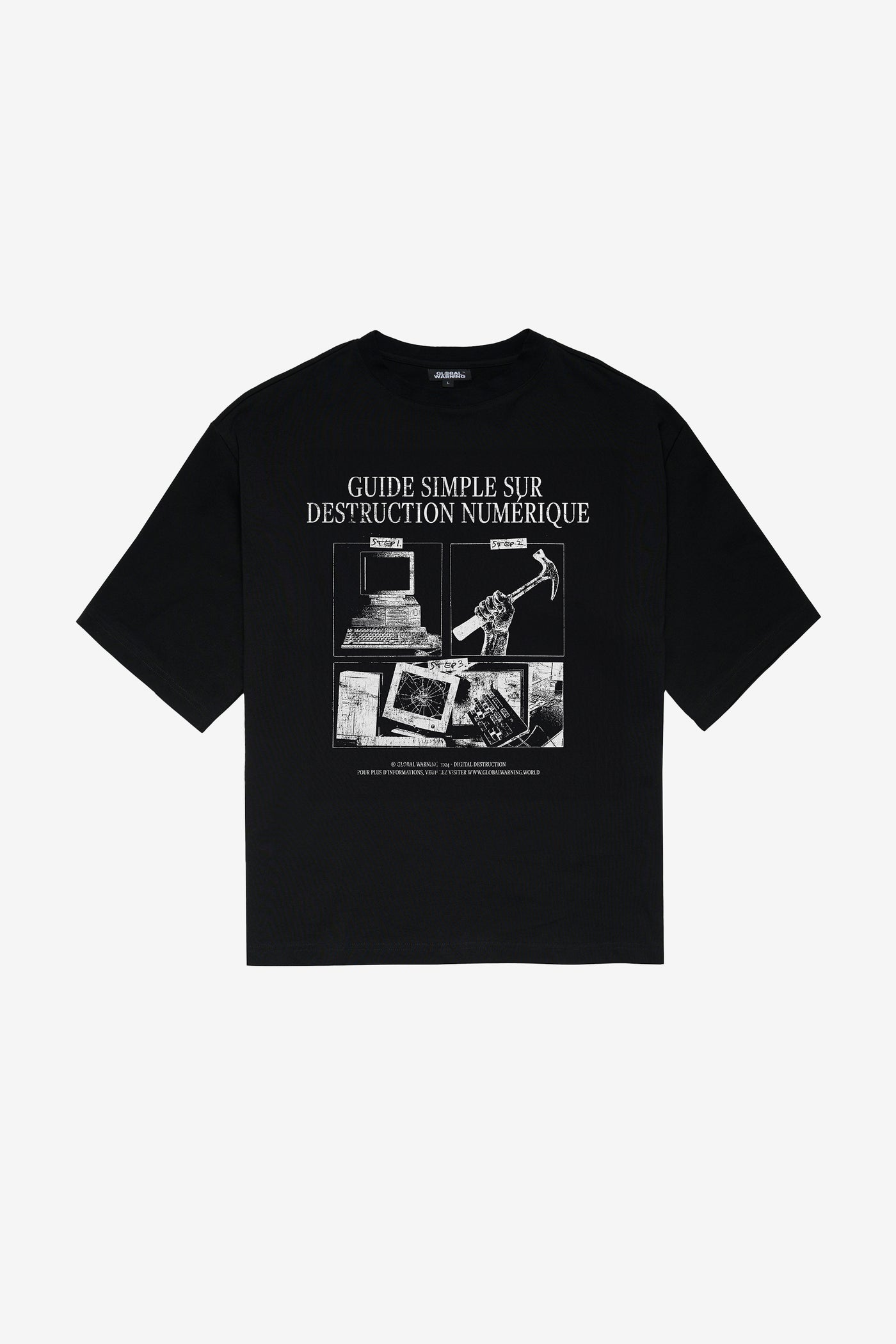 GUIDE SIMPLE BLACK T-SHIRT