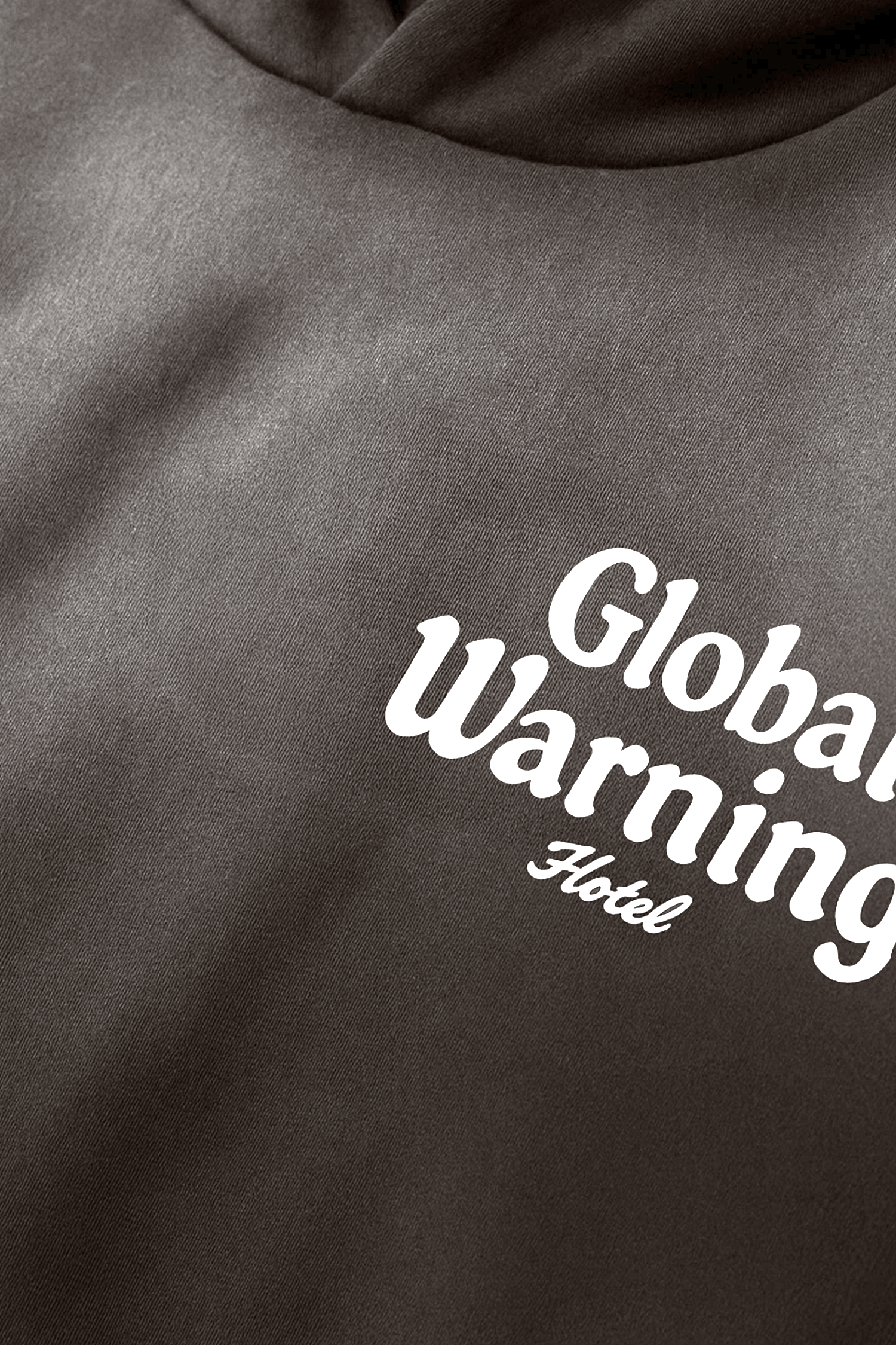 Château Washed Brown Hoodie