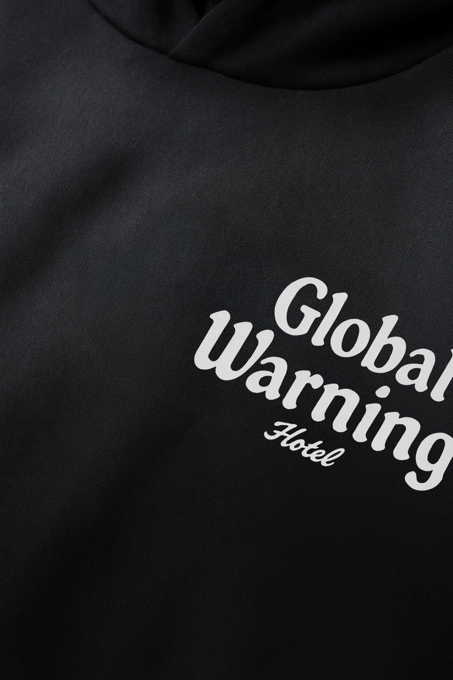 Château Washed Black Hoodie