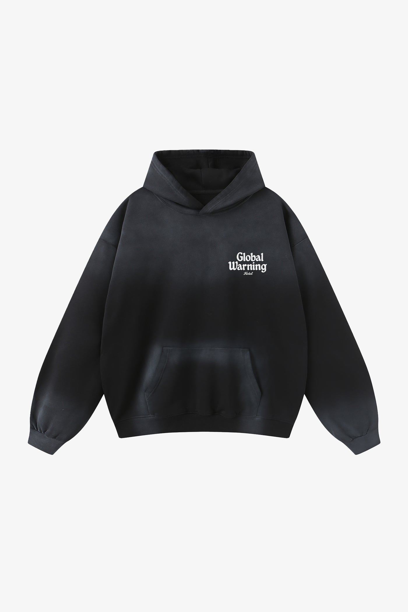 Château Washed Black Hoodie