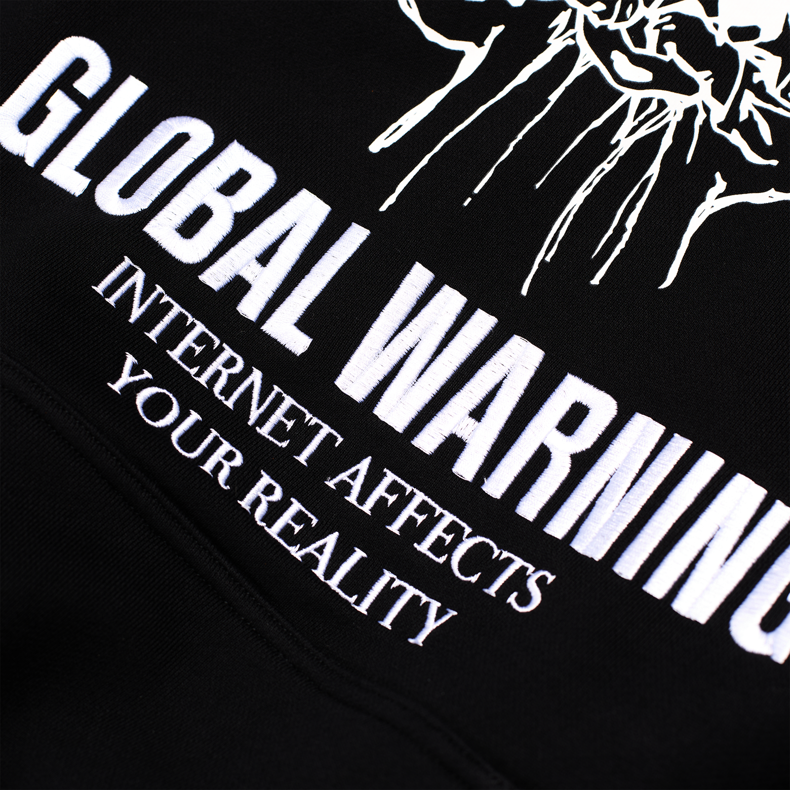 DESOCIALIZED 'AFFECTED REALITY' BLACK HOODIE