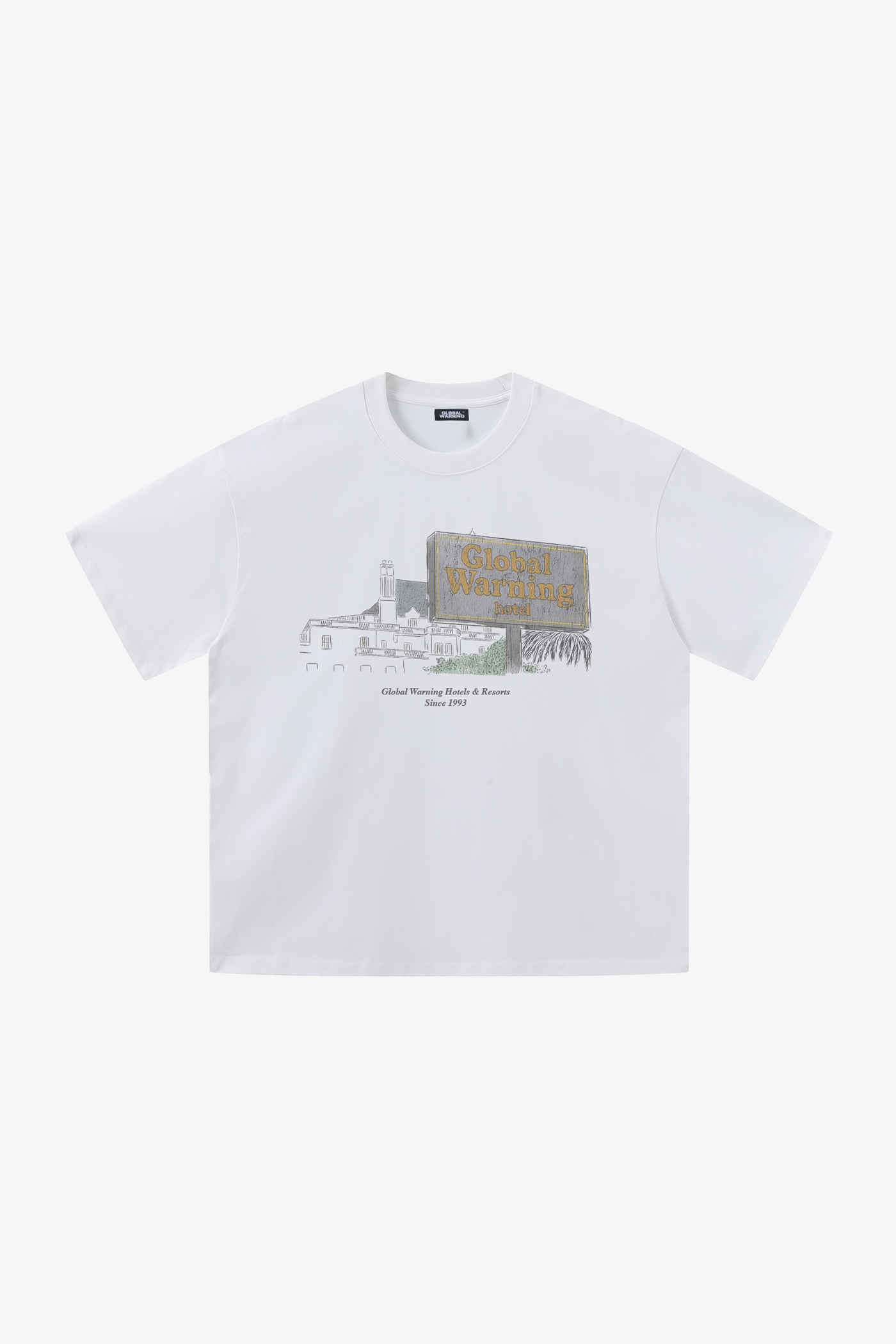 Château View T-shirt in white