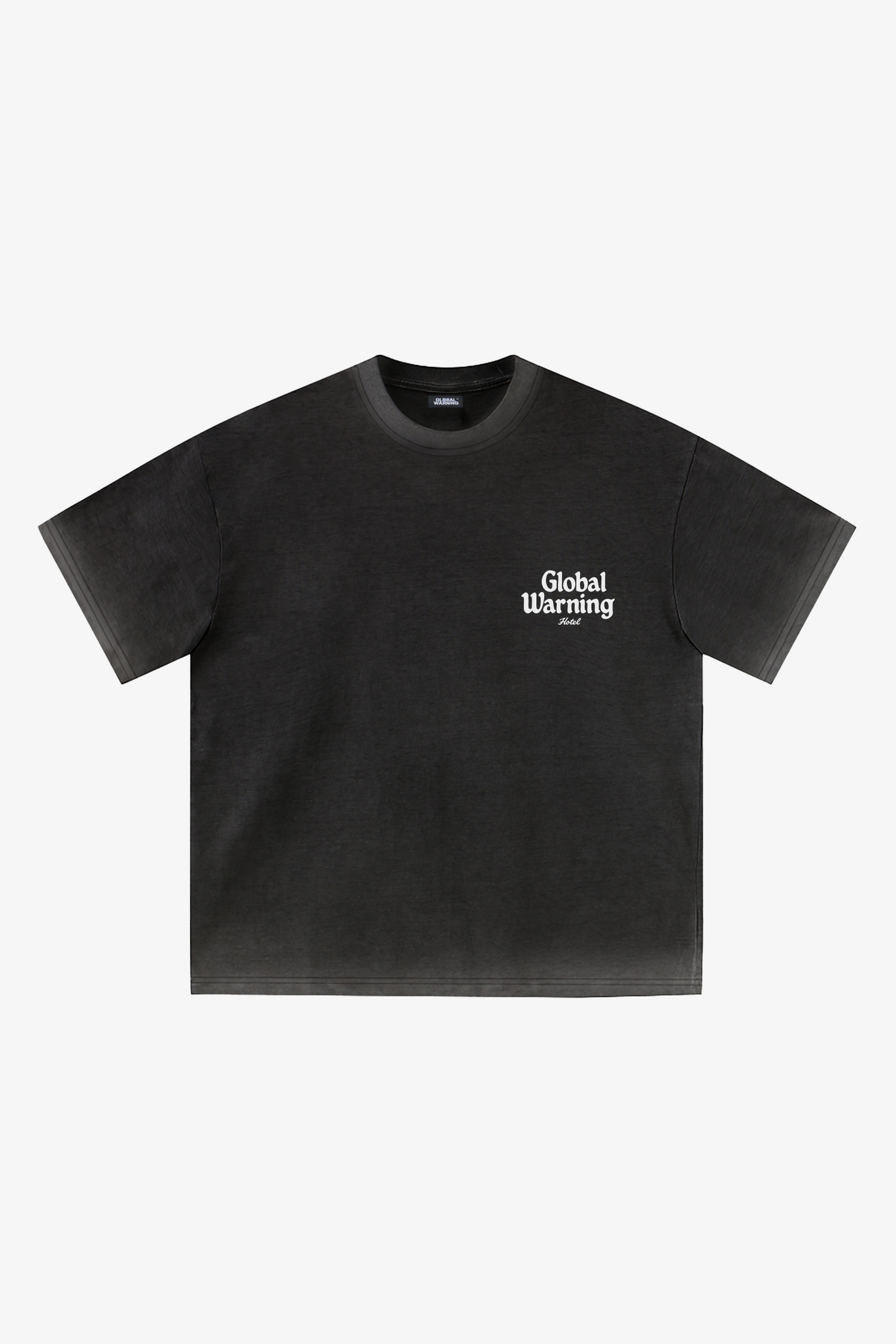 Château Logo T-shirt in washed black