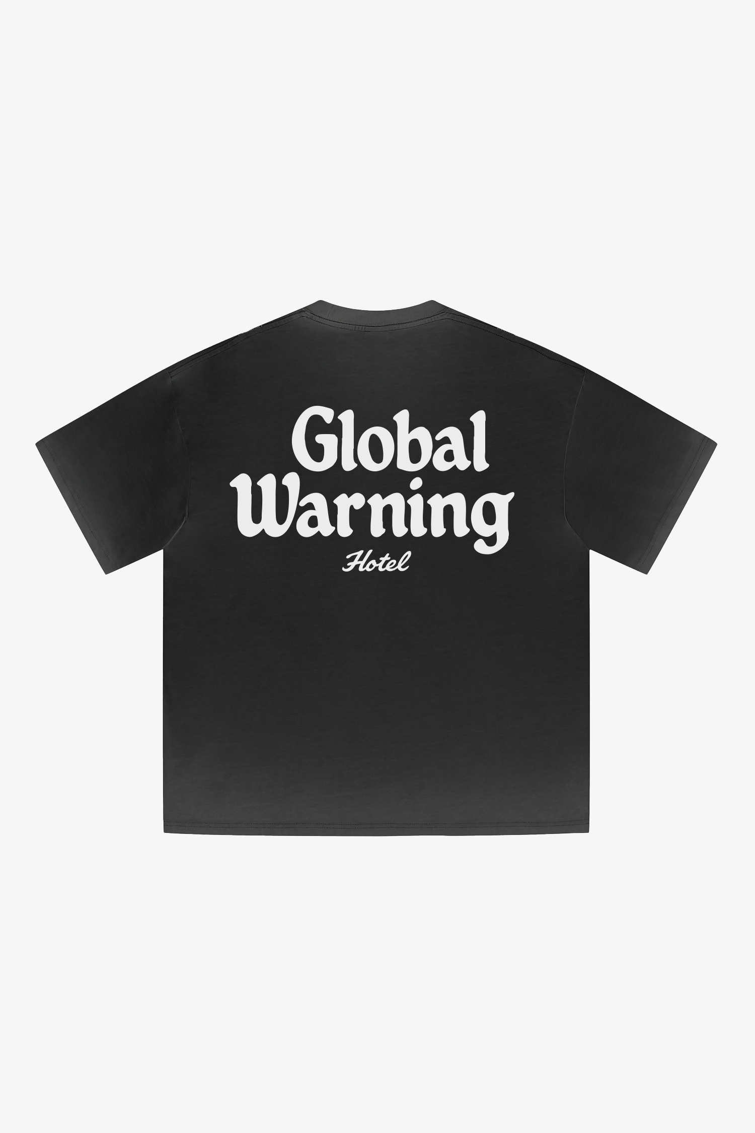 Château Logo T-shirt in washed black