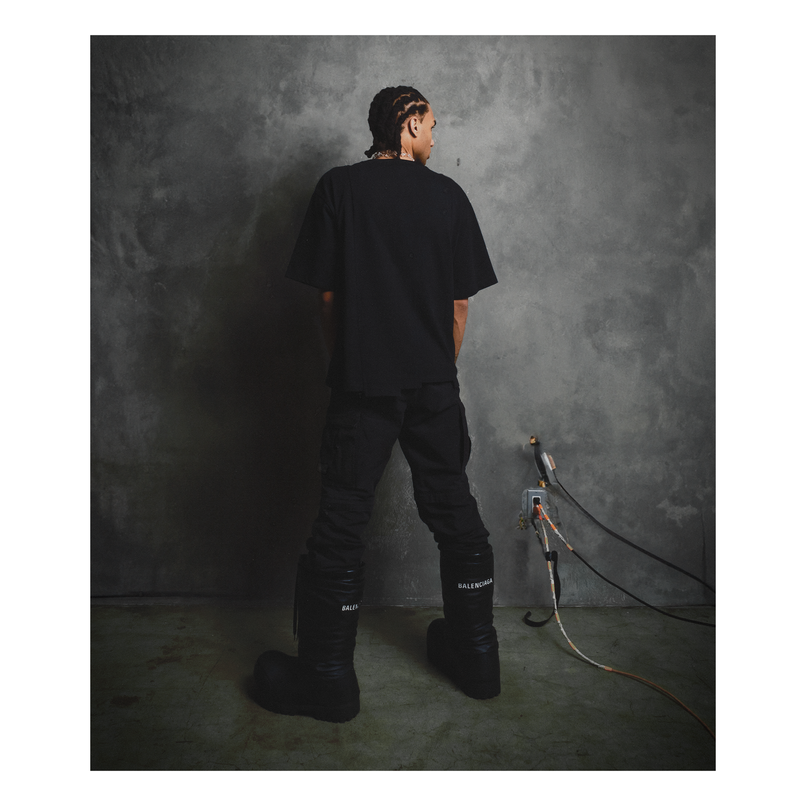 Unheard Voices Vol. II - Black Panel Cut Logo T-Shirt