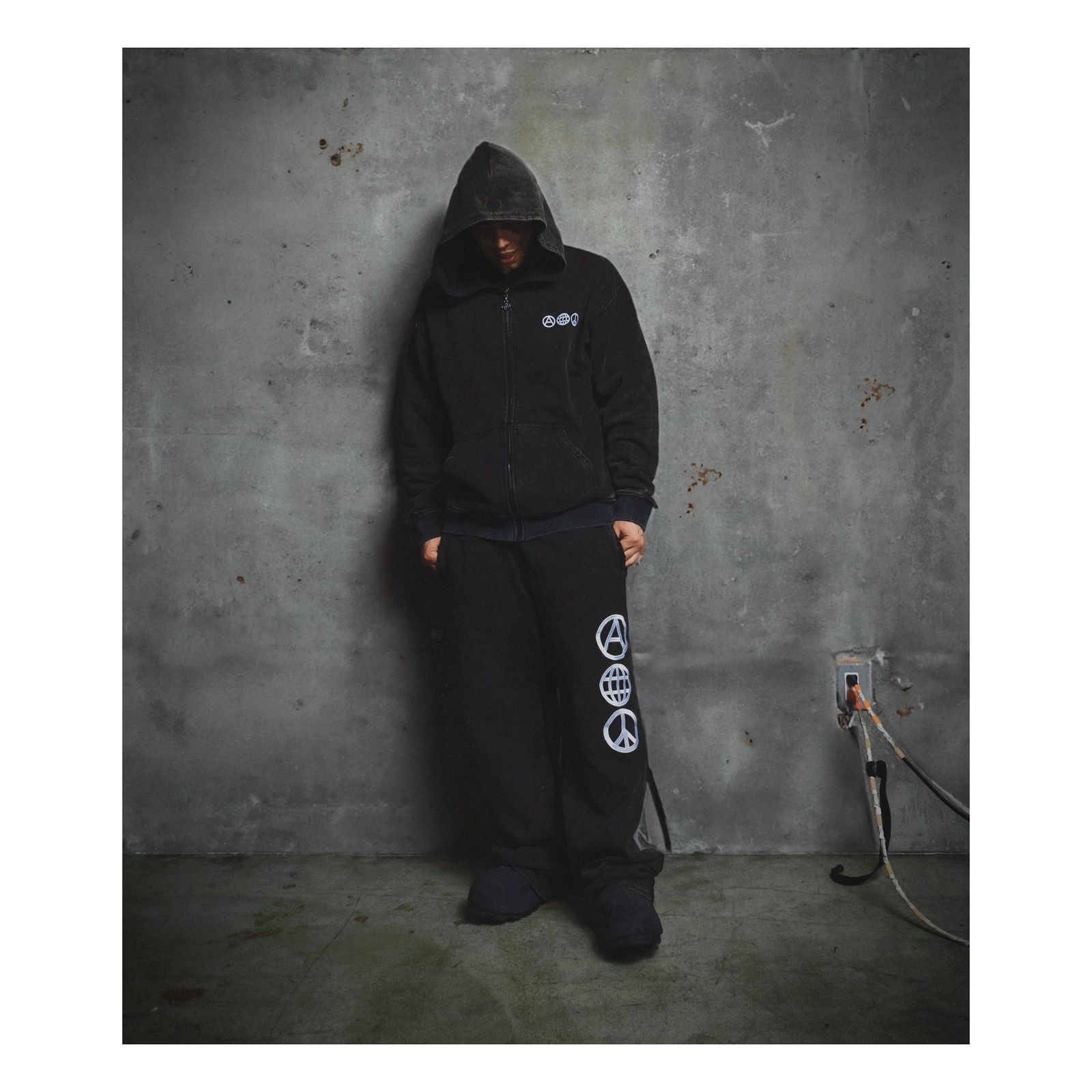 Unheard Voices Vol. II - Washed Unity Zip Hoodie