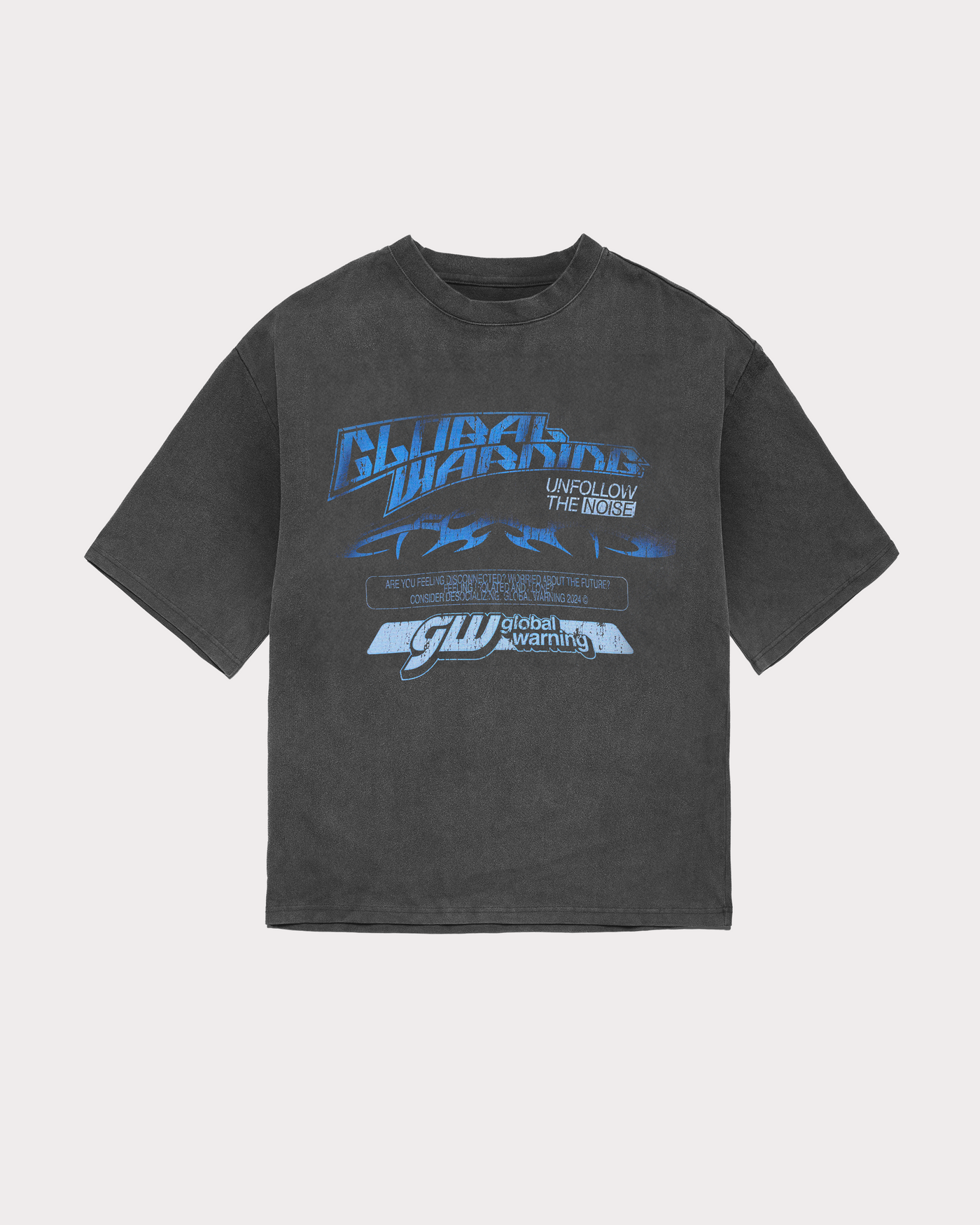 DESOCIALIZED 'UNFOLLOW THE NOISE' VINTAGE WASHED T-SHIRT