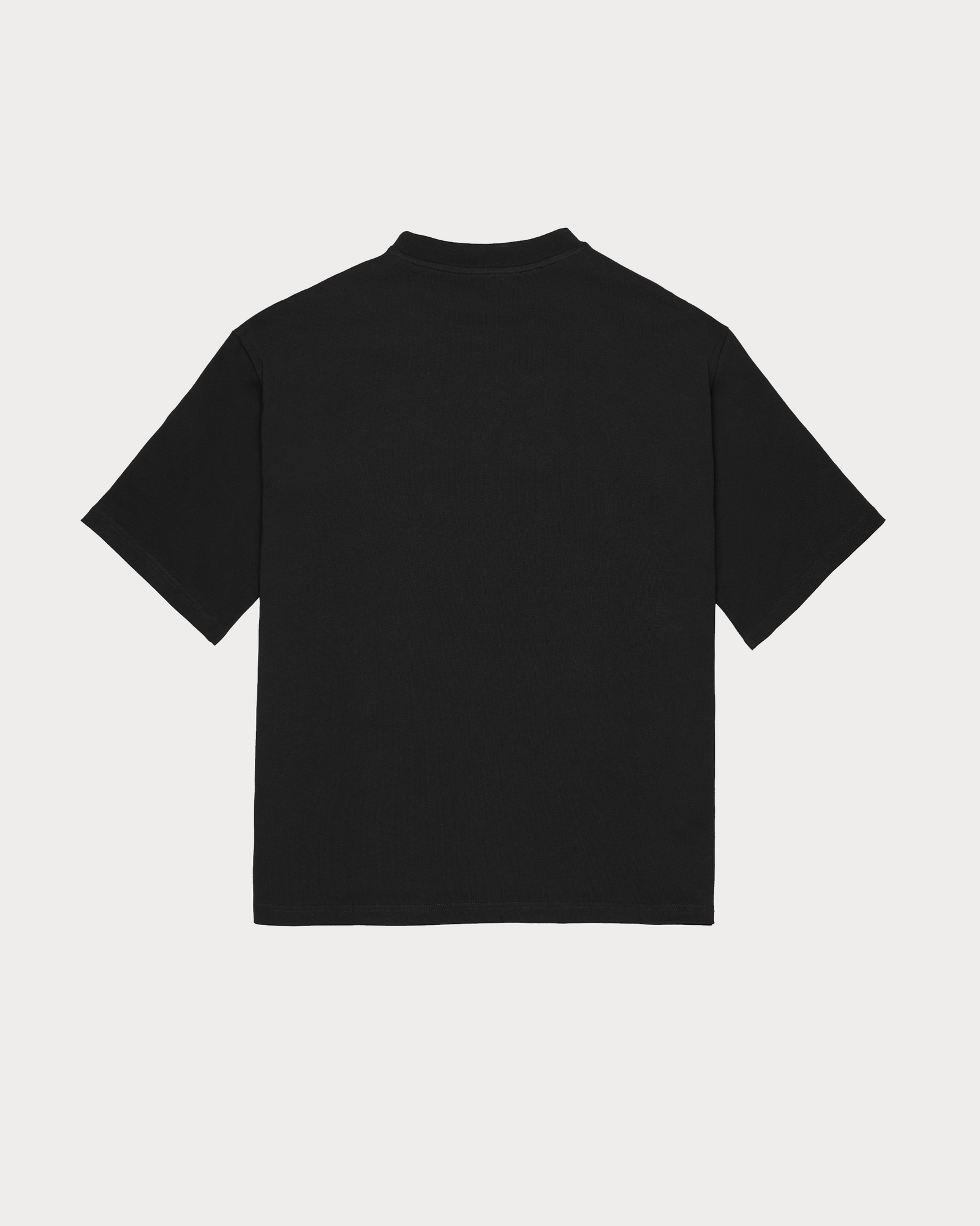 DESOCIALIZED BLACK BOXY ZIP SHIRT