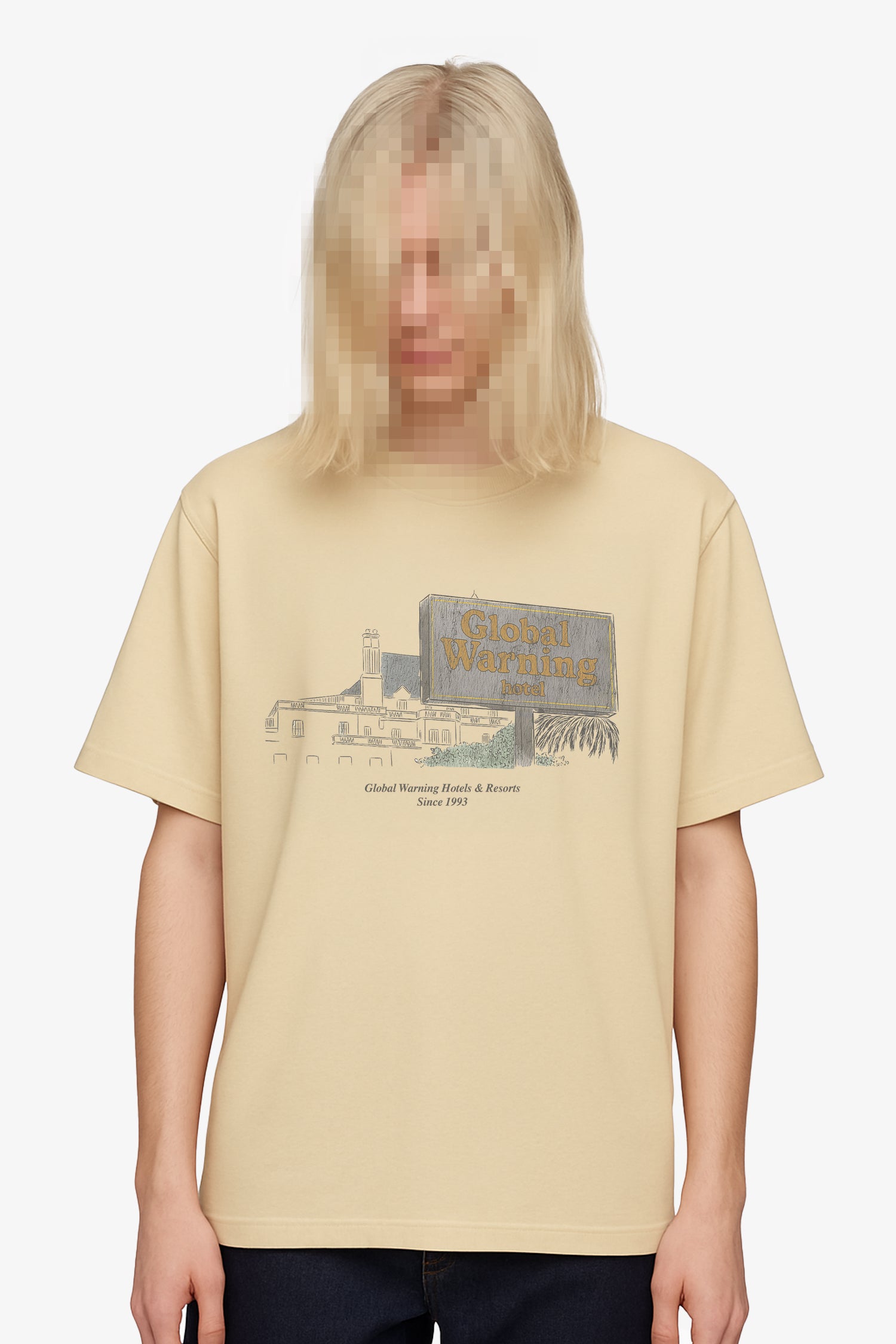 Château View T-shirt in off white