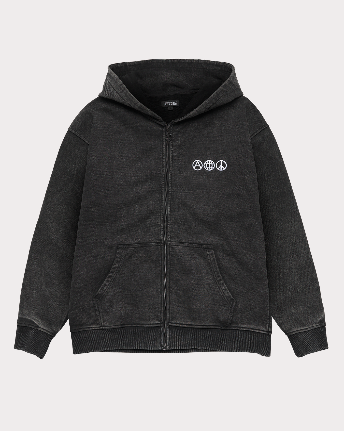 Unheard Voices Vol. II - Washed Unity Zip Hoodie